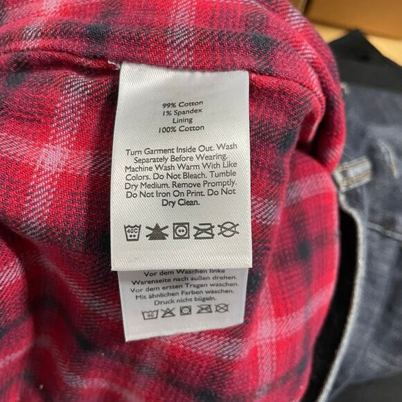 Eddie Bauer Women's Boyfriend Flannel Lined Utility Jeans - Size 16 - Plus Size - Picture 6 of 8